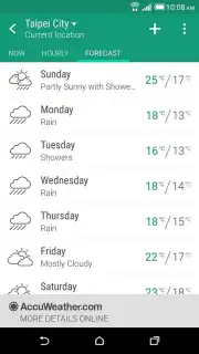 HTC Weather screenshot 1