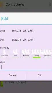 Contracciónes screenshot 4