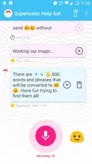 Supersonic Fun Voice Messenger screenshot 8