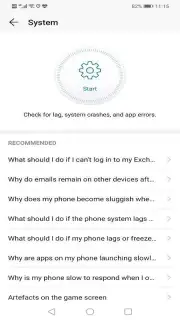 HUAWEI Smart diagnosis screenshot 2