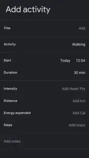 Google Fit screenshot 6