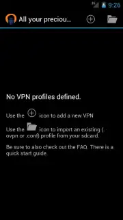 OpenVPN screenshot 3