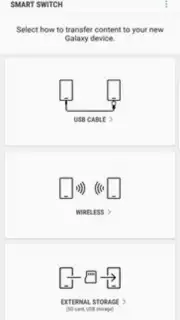 Samsung Smart Switch Mobile screenshot 1