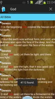 Holy Bible King James Version screenshot 4