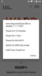 1.1.1.1 screenshot 2