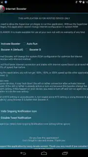 Internet Booster (root) screenshot 2
