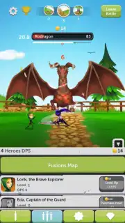 Taps and Dragons - Idle Heroes screenshot 8