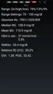 xDrip+ screenshot 2