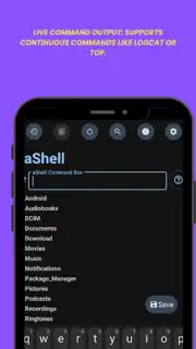 aShell screenshot 2