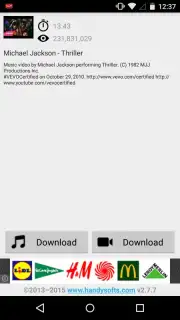 YouTube MP3 and MP4 Downloader screenshot 1