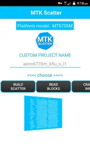 MTK Scatter Creator screenshot 2