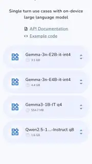 Google AI Edge Gallery screenshot 2