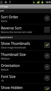 Blackmoon File Browser screenshot 1