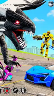 Dragon Robot Car Transform screenshot 7