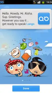 Lango Messaging screenshot 1
