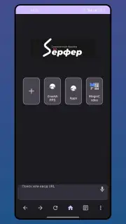 Serfer Browser screenshot 1