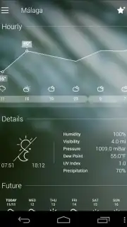 GO Weather Forecast and Widgets screenshot 2