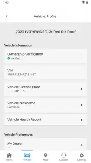 MyNISSAN screenshot 11