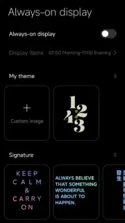 Always-on display screenshot 9