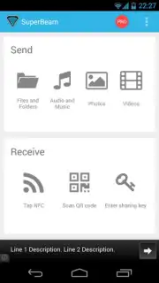 SuperBeam WiFi Direct Share screenshot 3