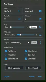 Shell screenshot 1