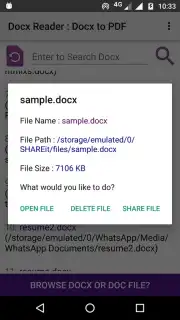 Docx Reader screenshot 9