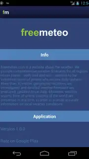 Freemeteo screenshot 1