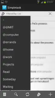 Simpletask Cloudless screenshot 7