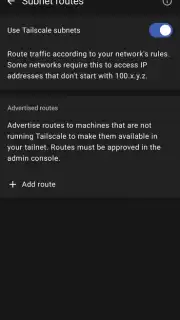 Tailscale screenshot 14