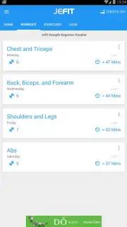 JEFIT screenshot 11