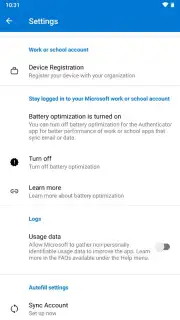 Microsoft Authenticator screenshot 16