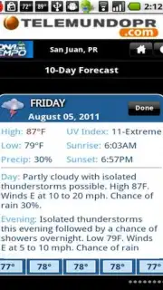 ZonaTiempo screenshot 3