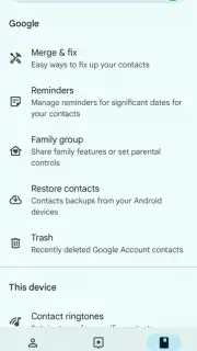 Google Contacts screenshot 6