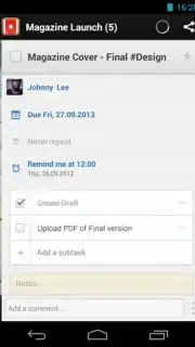 Wunderlist screenshot 4