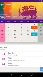 Ceylon Calendar 2015 screenshot 10