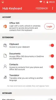 Hub Keyboard screenshot 3