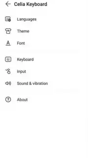 Celia Keyboard screenshot 2