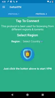 Delta VPN screenshot 3