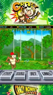 Crazy monkey slot screenshot 1