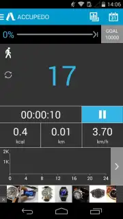 Accupedo Pedometer screenshot 5