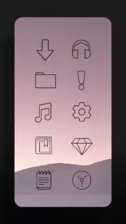 Lines Dark - Icon Pack screenshot 10