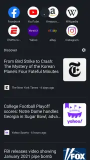 Kiwi Browser screenshot 1