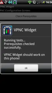 VPNC Widget screenshot 2