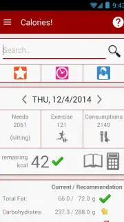Calories! screenshot 8