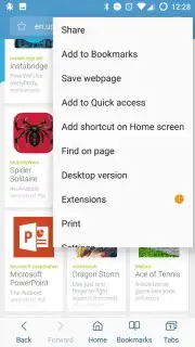 Samsung Internet Beta screenshot 4