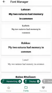 Font Manager screenshot 3
