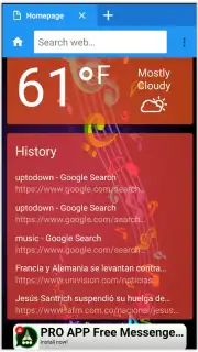 Goo Internet Browser screenshot 3