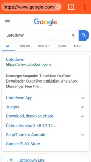 Chrom Browser screenshot 1