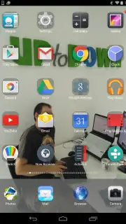 Transparent Screen Launcher screenshot 3