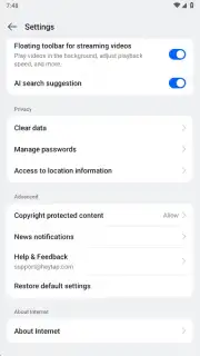 Internet Browser screenshot 9